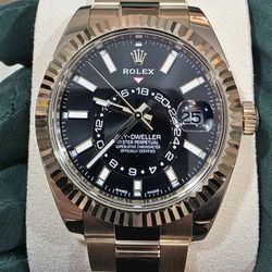 Rolex Sky Dweller Gold Black Dial