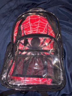Clear Spider-Man backpack