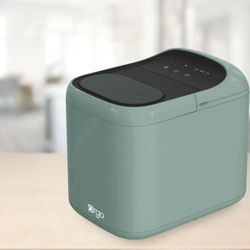 Orgo Products The Aspen Countertop Ice Maker, Bullet Ice Type, 33 lbs of Ice, Green