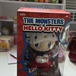 THE MONSTERS × HELLO KITTY - Vinyl Plush Doll Labubu