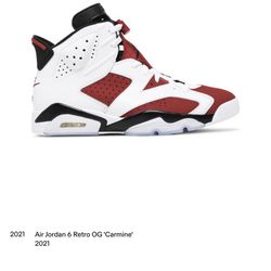 2021 Air Jordan 6 Retro OG 'Carmine'