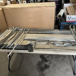 Used 73 Ford F150 Body Molding With Windshield Wipers And Top Radiator Hold Down