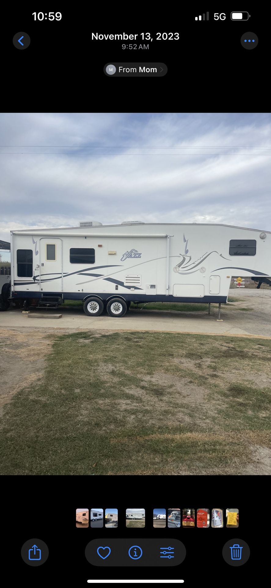 2006 Jazz Thor Fifth Wheel