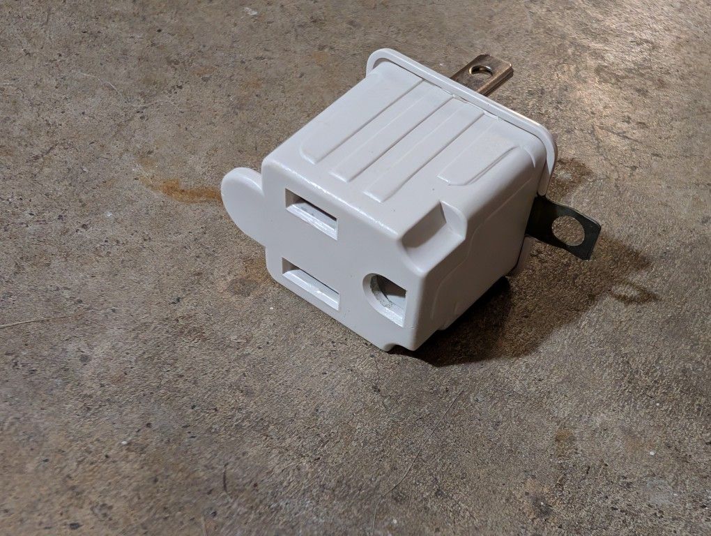 3 Prong To 2 Prong Outlet Adapter
