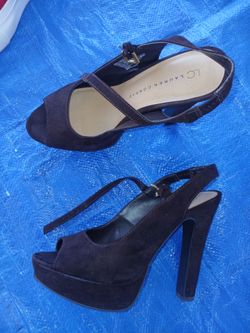 Size 8 brown womens heels