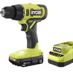 Ryobi Drill Gun With Battery And Charger