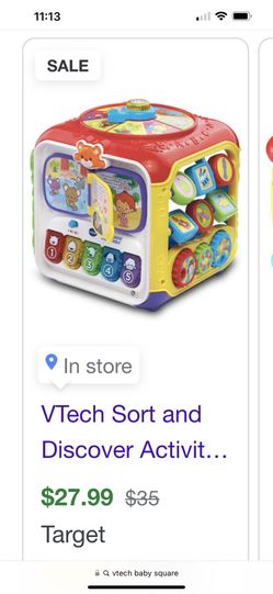 Vtech Sort & Discover Activity Cube