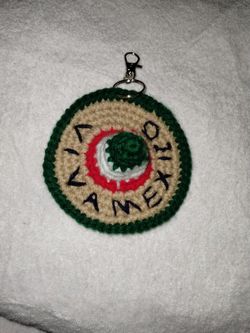 Viva mexico Crochet Sombrero Keychain $25