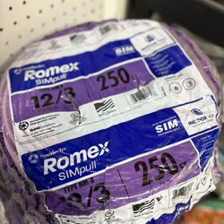 New Romex Wire 12/3 250ft 