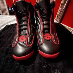 Jordan Pro Strong Bred Size 13 In Good Shape Pre-owned Small Crease Can Be Fixed