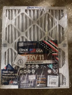 NEW 16X20X1 16 x 20 x 1 MERV 11 AC HVAC FURNACE AIR FILTERS 6 PACK
