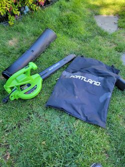 Portland 3-in-1 Corded Electric Blower, Vacuum, and Mulcher.