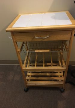For kitchen w basket and silverware drawer