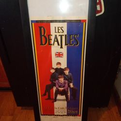 1965 Beatles Concert Poster In Paris With This Signatures
