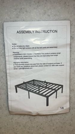 Queen Size Bed Frame with headboard