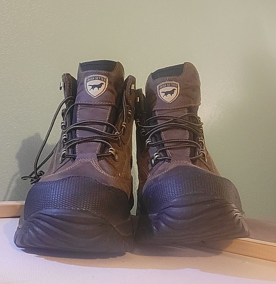 Irish Setter Work Boot By Red Wing Men's 83402 Steel Toe Hiker, Size 12