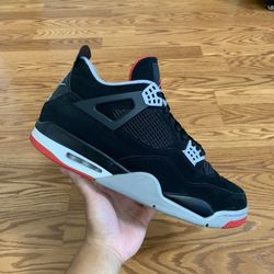 Nike Air Jordan Retro 4 Bred Size 14