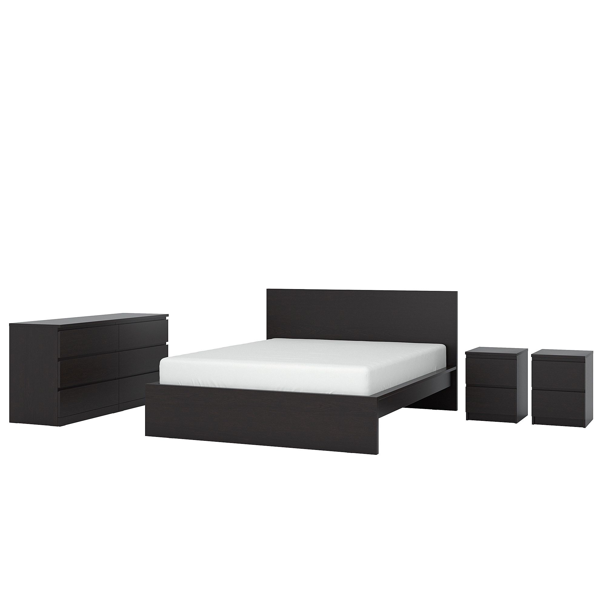 malm ikea bed set