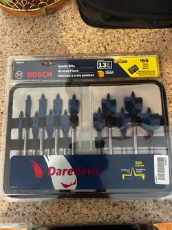 Spade Drill Bit Set
