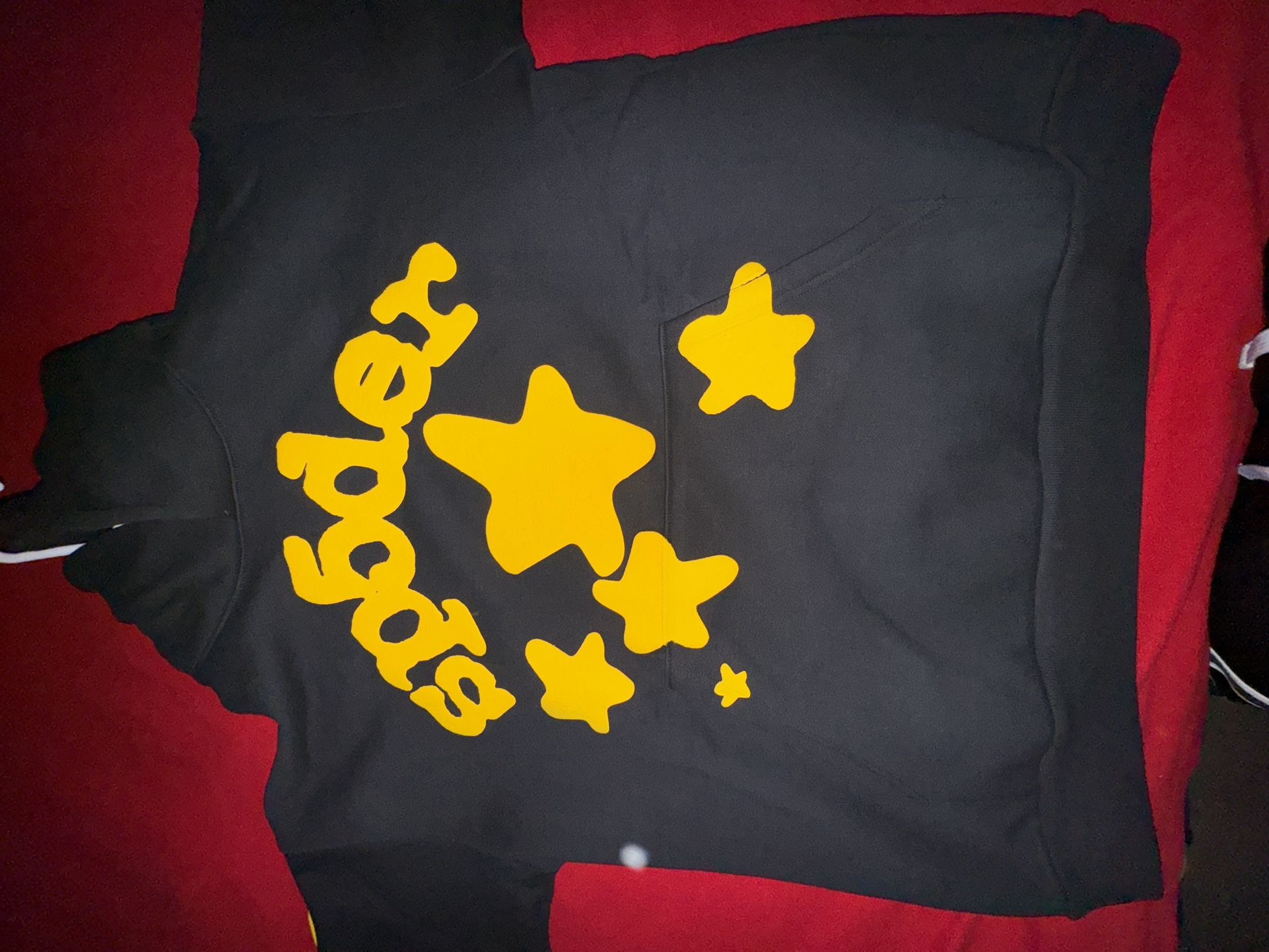 Yellow Beluga Sp5der Hoodie