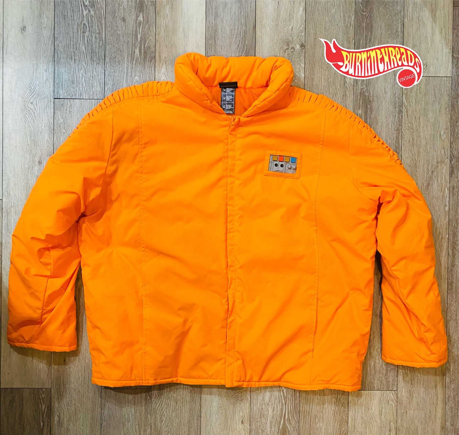 DISNEY STAR WARS DISNEY PARKS GALAXYS EDGE REBEL PILOT ORANGE JACKET ADULT XXL