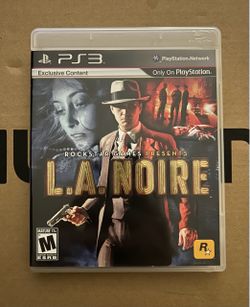 LA Noire PS3 Game