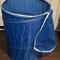 Collapsible Laundry Hamper (Blue)