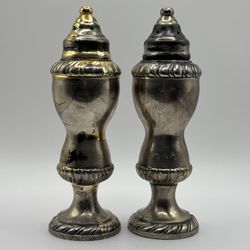 Vintage Neco Silver Plate Salt and Pepper Shakers