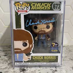 Chuck Norris Signed Funko Pop 