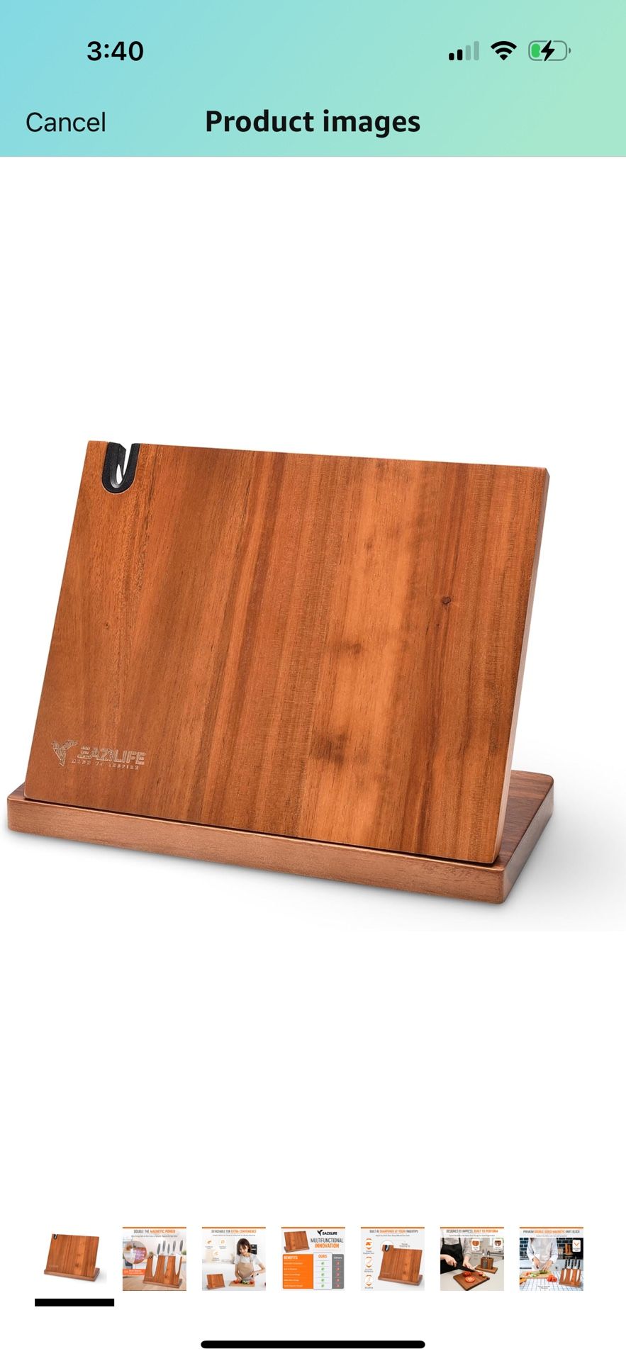 Magnetic Knife Block