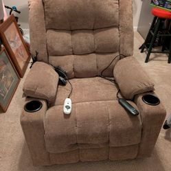 Rocker Recliner w/heat and massage 