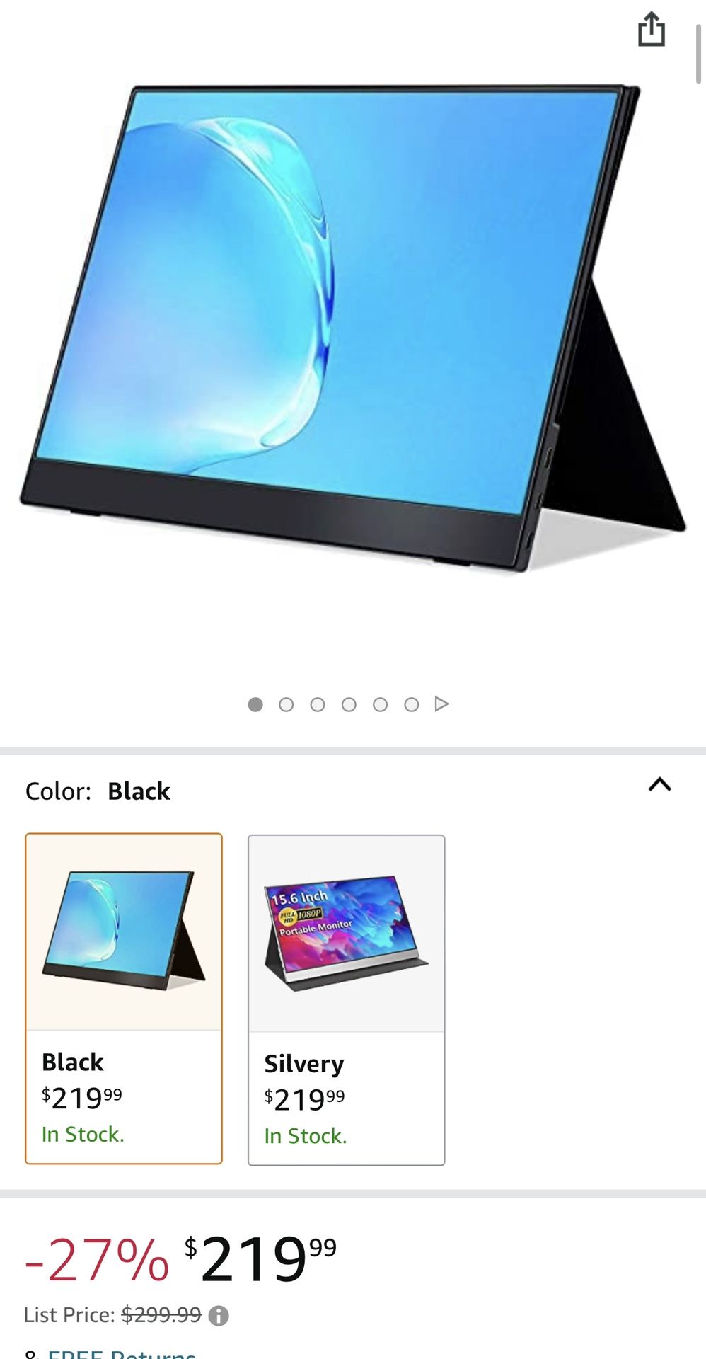 Cocopar Portable Monitor