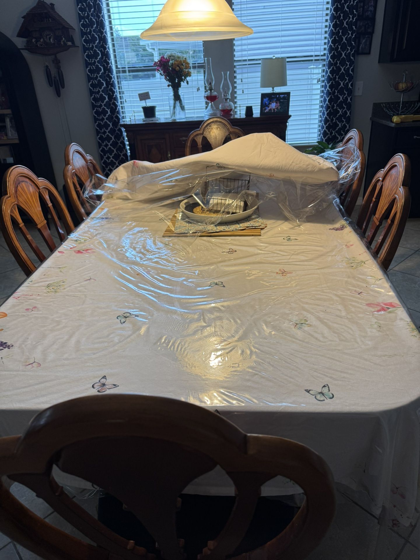 Dining Table 6 Chairs And Buffet