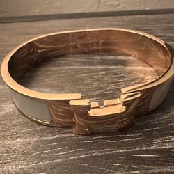 HERMES  Bracelet- Gold And White 