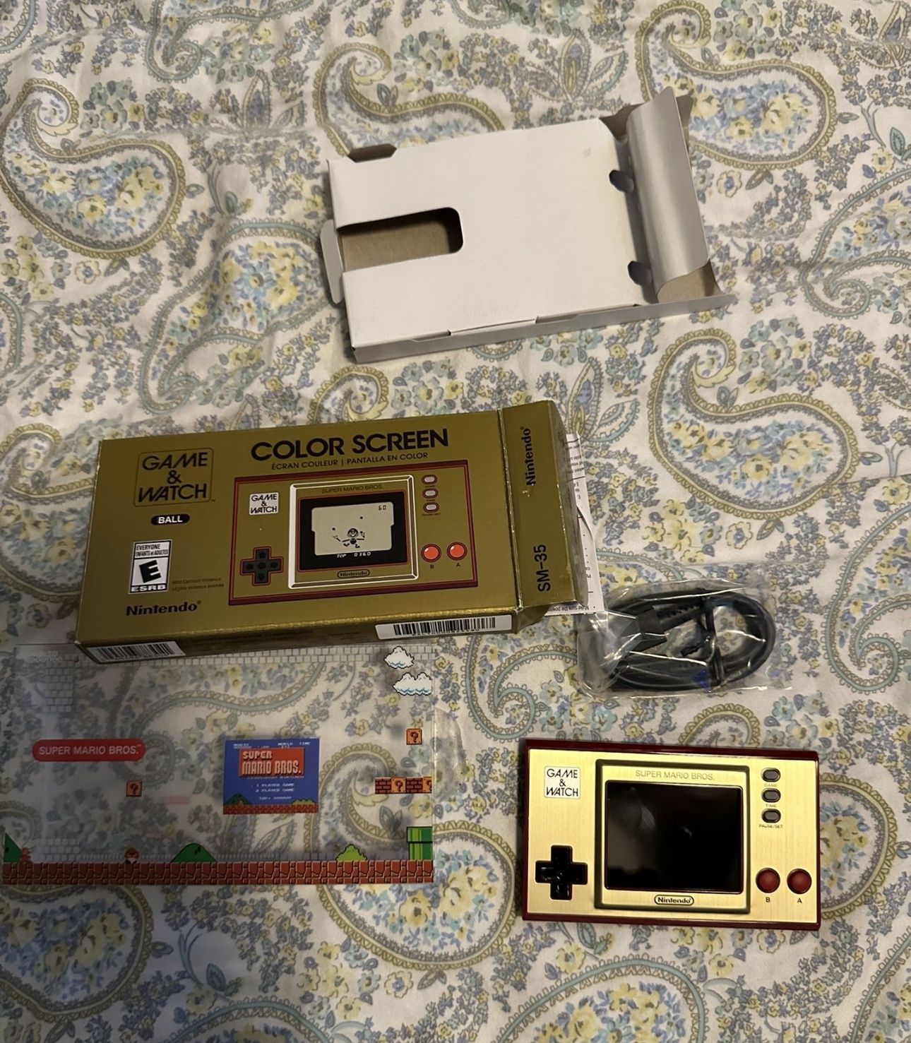 Game and watch super mario bros handheld