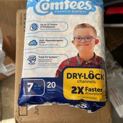 Cases Of Comfee Diapers Size 7