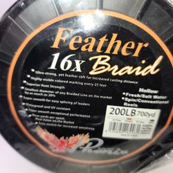 Phenix Feather 16x 16 Strand Hollow Fishing Braid