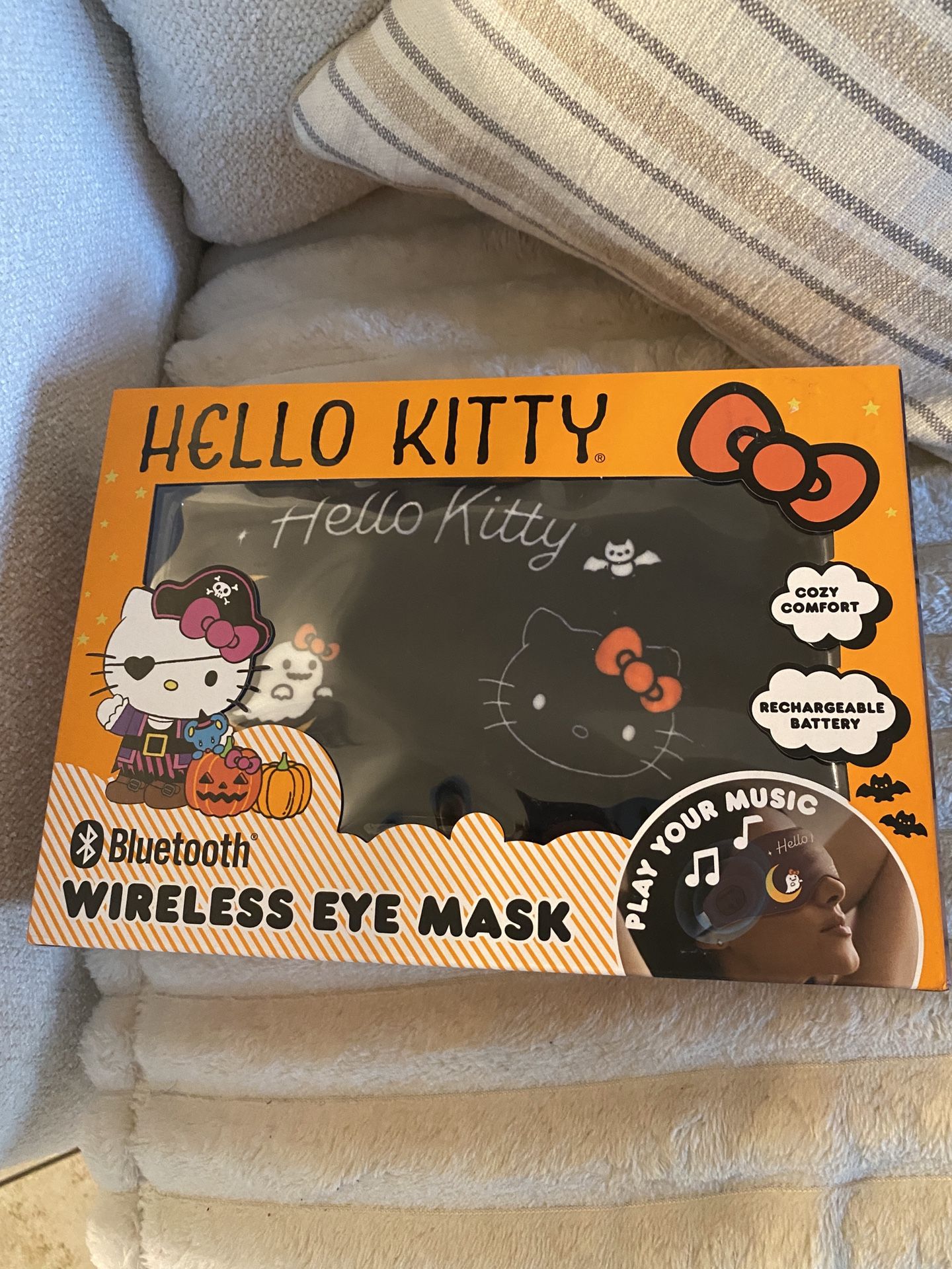 Hello Kitty wireless eye mask halloween Black