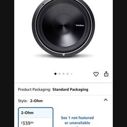 15 Rockford Fosgate Subwoofer