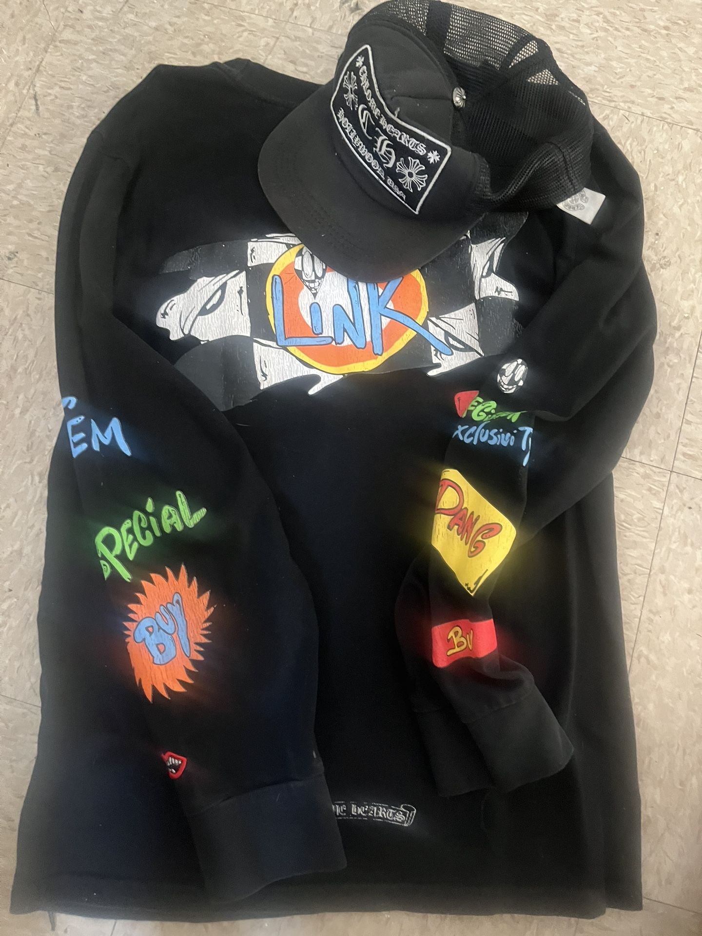 chrome x matty boy link longsleeve and chrome hat