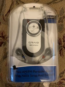 CRAIG, mini AM/FM Portable Radio