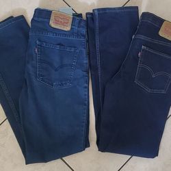 Levis Boys Regular Jeans. Size 18