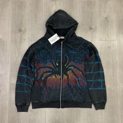 Vale Spider Hoodie Zip Up Jacket 