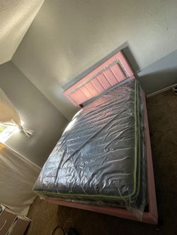 Brand new mattress and frame queen size