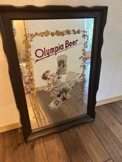 Olympia Beer Mirror Sign