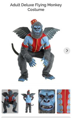 Wicked / Wizard Of Oz Flying Monkey Costume
