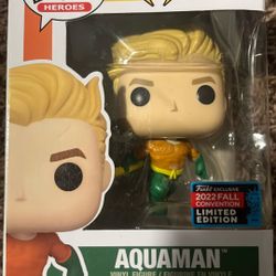 Aquaman 2022 fall convention limited edition funko pop