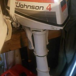 Johnson 3hp And 4hp Outboard 