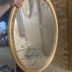 Large Antique Wall Mirror