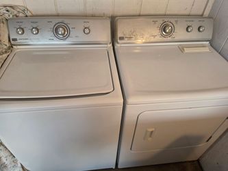 Maytag washer and dryer